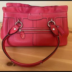 Coach Coral Leather Bag